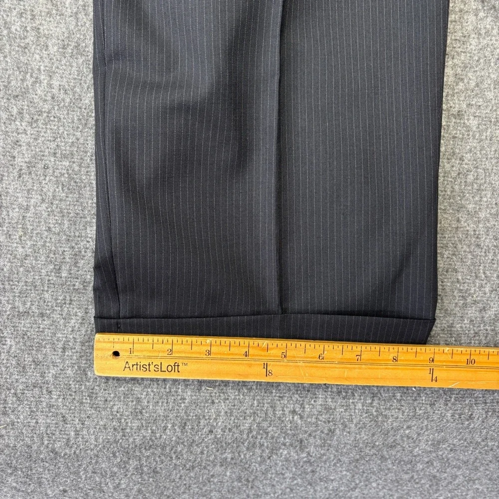 Jos. A. Bank Mens Pinstripe 100% Wool 2 Piece Suit 44L 39X30